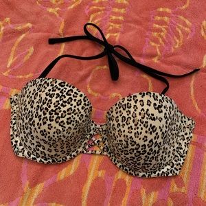 Victoria’s Secret 32DD Leopard Print Bikini Top